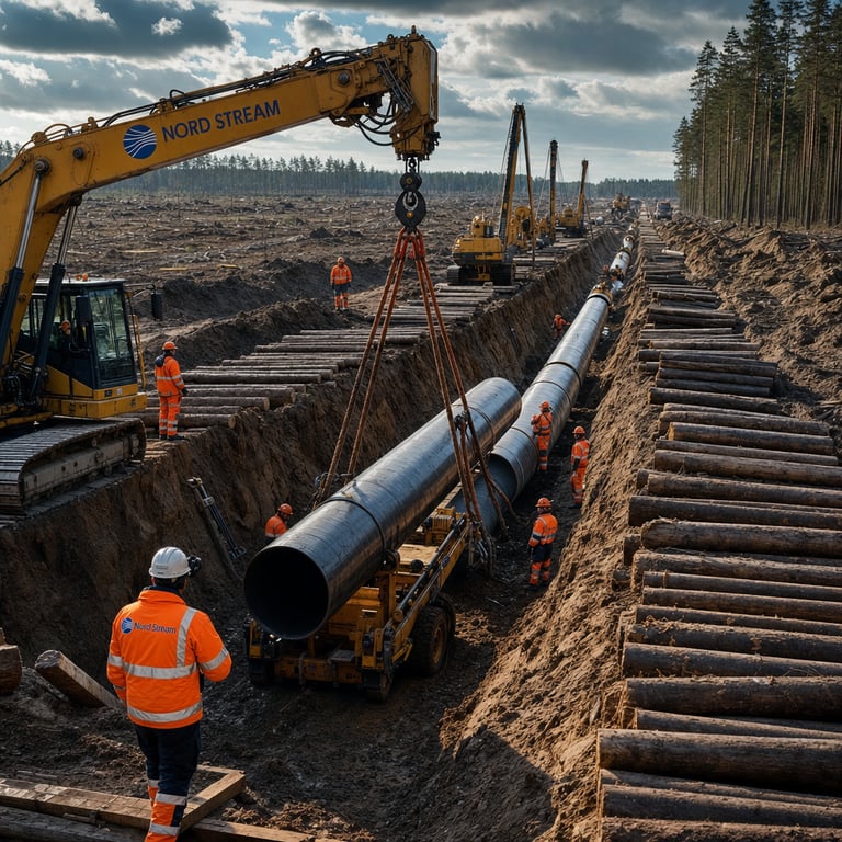 Северо-Европейский газопровод (2-я ветка), Новгородская обл.